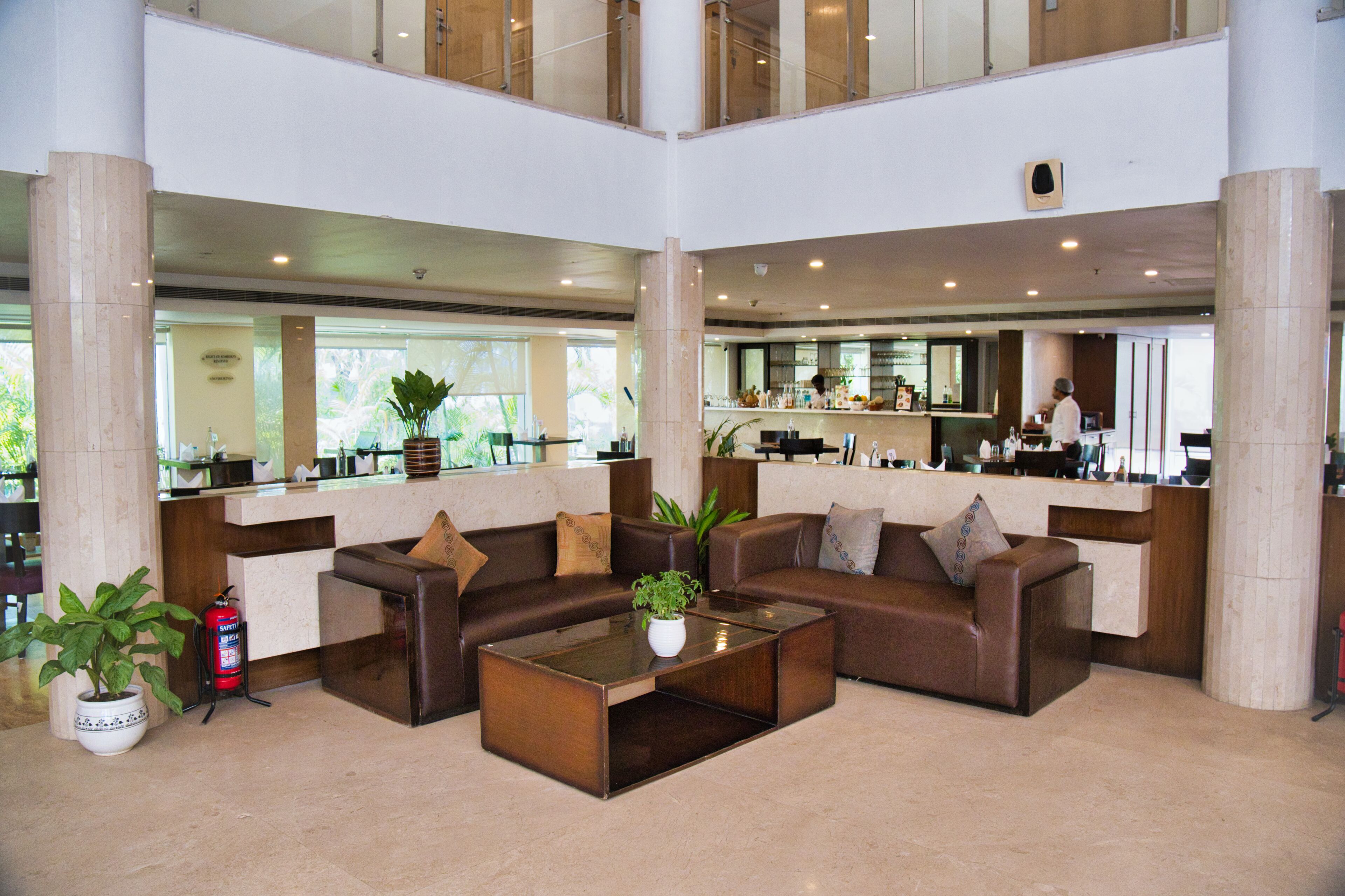Lobby sitting area