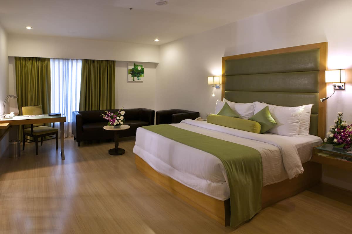 1 kamar tidur, seprai premium, selimut bulu angsa, dan busa memori