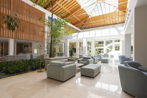 Sitteområde i lobbyen