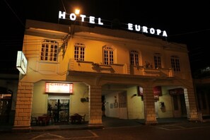 Front of property – evening/night