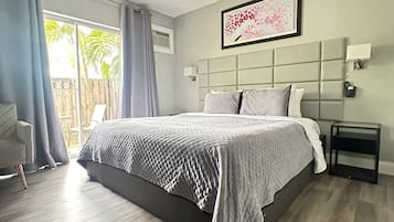 Appartement Confort, 2 chambres, cuisine, vue piscine