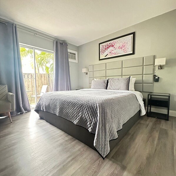 Appartement Confort, 2 chambres, cuisine, vue piscine | Draps en coton égyptien, literie de qualité supérieure