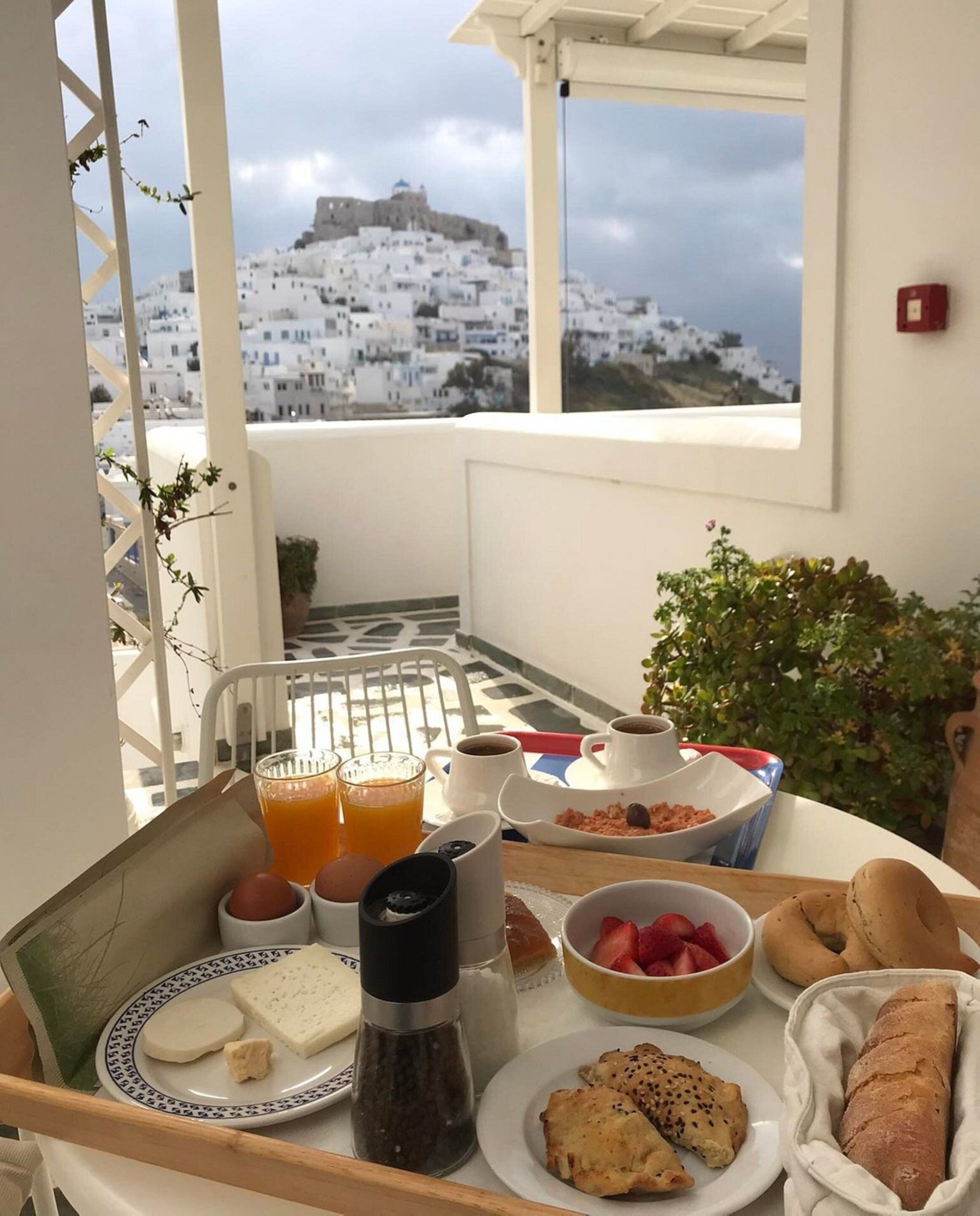 Appartement Deluxe, vue mer (Chora View) | Terrasse/Patio