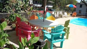 Alberca al aire libre por temporada