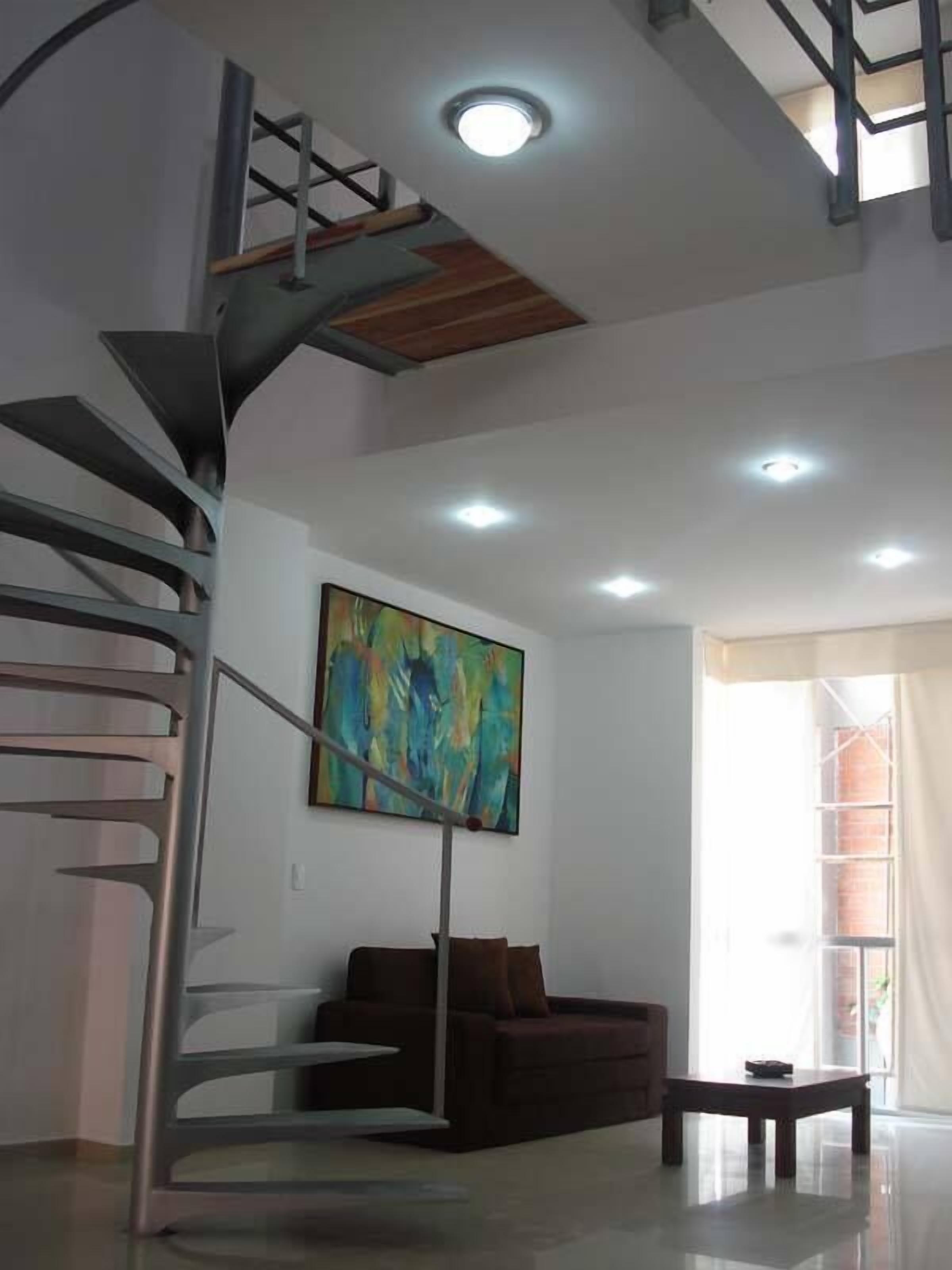 Superior Duplex, 2 Bedrooms, Sauna | Living area | LED TV