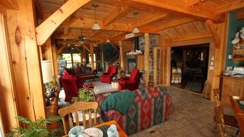 Sala de estar en el lobby