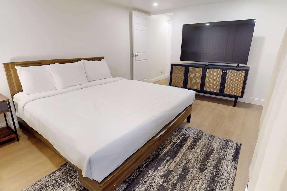 標準公寓, 多張床, 非吸煙房, 廚房 (Living Room;with Sofabed) | 熨斗/熨衫板、免費 Wi-Fi、床單