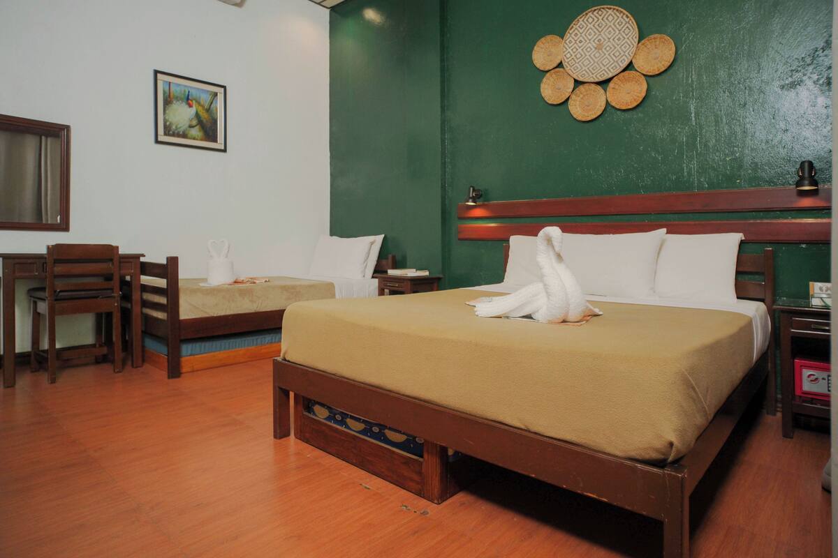Ropa de cama de alta calidad y minibar