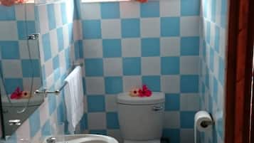 Standard Triple Room, Pool Access, Poolside | Bathroom amenities | Hair dryer, towels