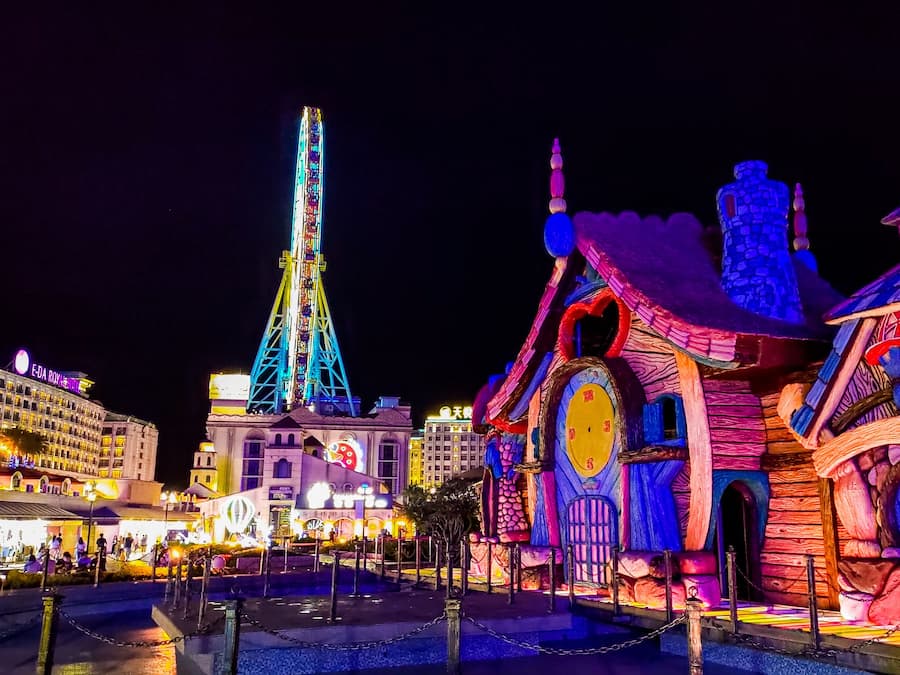 Udsigt fra overnatningsstedet