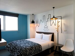 Down duvets, desk, soundproofing, free WiFi - S&E Hotel (Tainan)