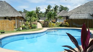 2 outdoor pools, pool umbrellas, pool loungers