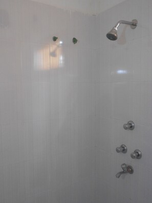 Standard Double or Twin Room, Private Bathroom, Garden View  | Bathroom shower - Eco Adventure Resort (Sauraha)