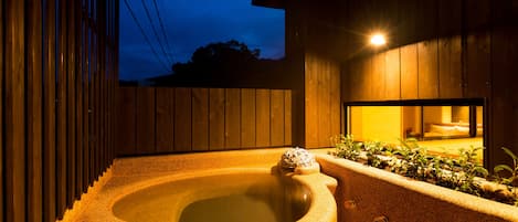 Japanese Western Room with Open Air Bath (Ayame) | Bathroom