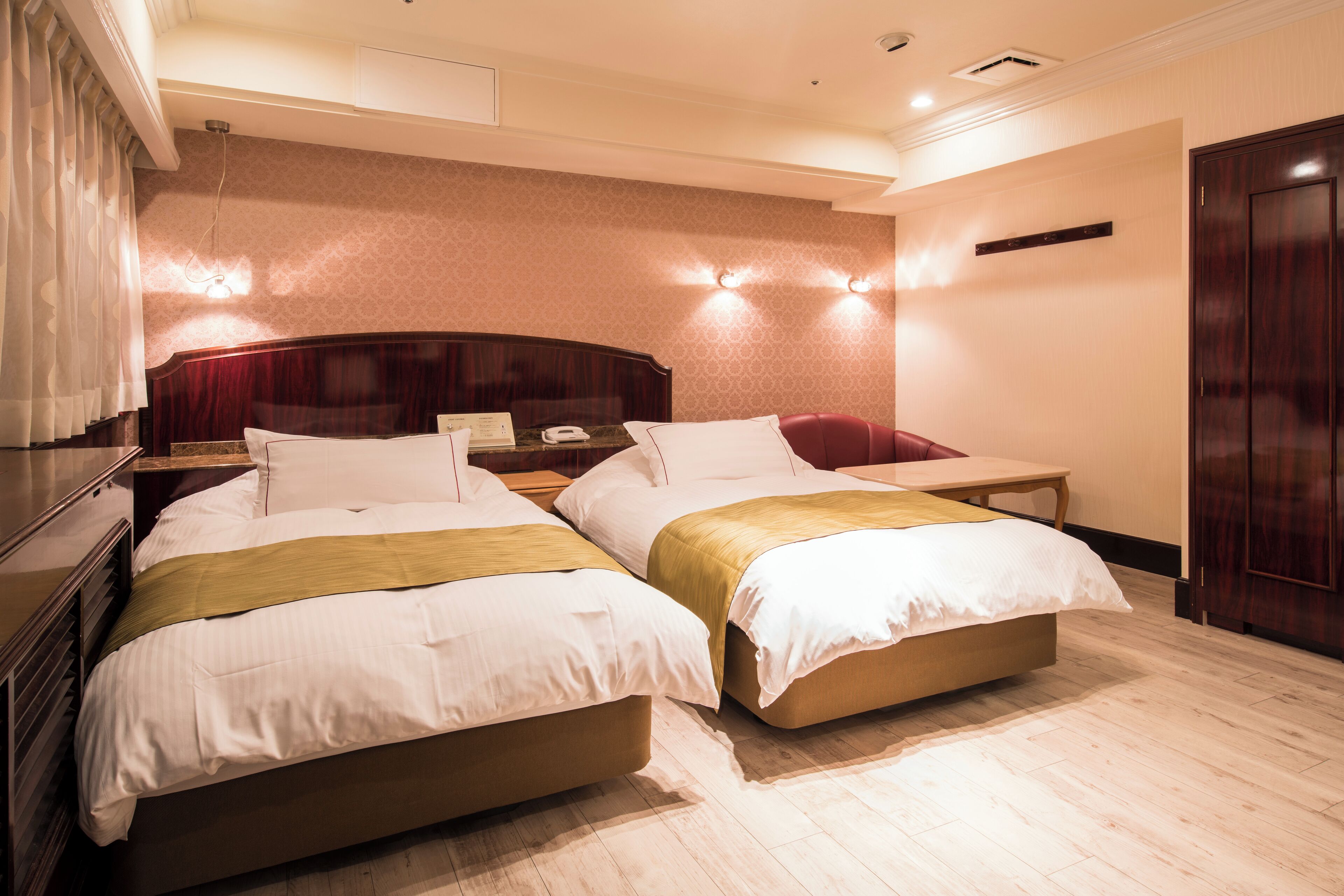 31㎡, Chambre avec lits jumeaux, non-fumeur | Couette en duvet, coffre-fort, décor unique, ameublement unique