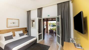 Double Room, Terrace P7 | Een bureau, een laptopwerkplek, geluiddichte muren, gratis wifi