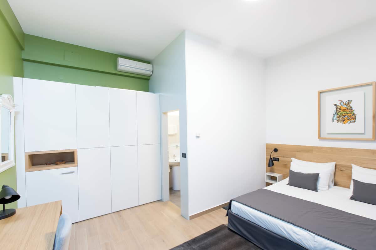 Double Room, Terrace P5 | Skrivbord, arbetsyta för laptop, ljudisolering och gratis wi-fi