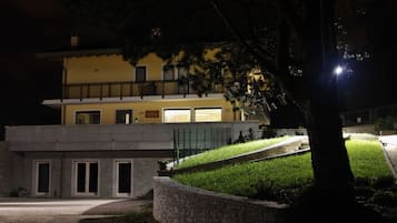 Front of property - evening/night
