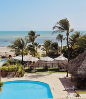 Comfort Double Room, Pool View and Sea View | Minibar, free WiFi, bed sheets