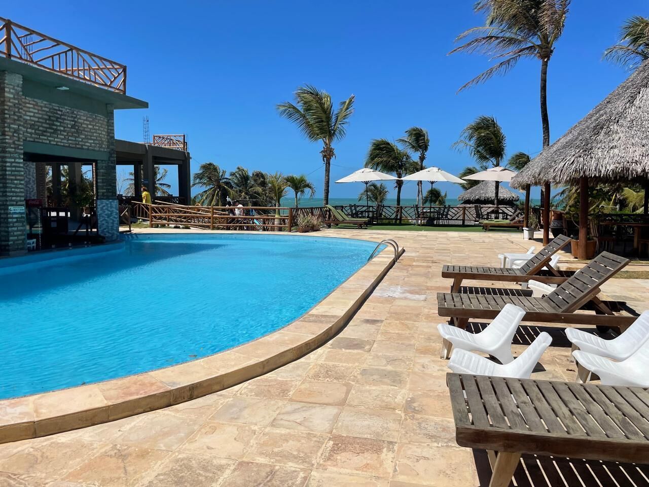 2 outdoor pools, pool umbrellas, sun loungers