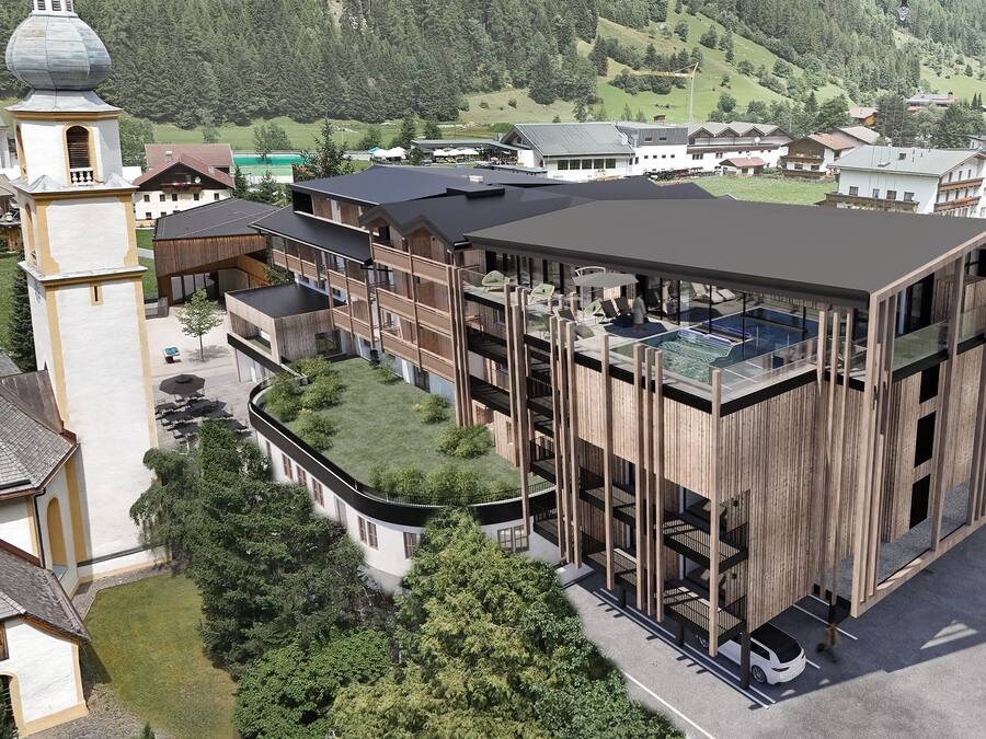 Fassade der Unterkunft