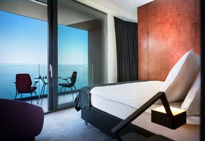 Superior-Doppel- oder -Zweibettzimmer, Balkon, Meerblick