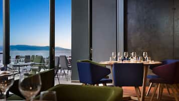 Breakfast, lunch, dinner served; Mediterranean cuisine, ocean views