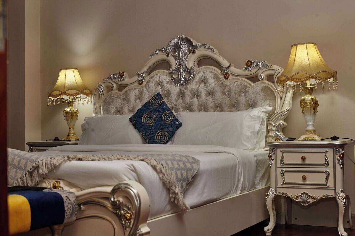 Premium bedding, down duvets, Select Comfort beds, minibar