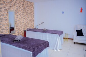 Aromatherapy, deep-tissue massages, Swedish massages, sports massages