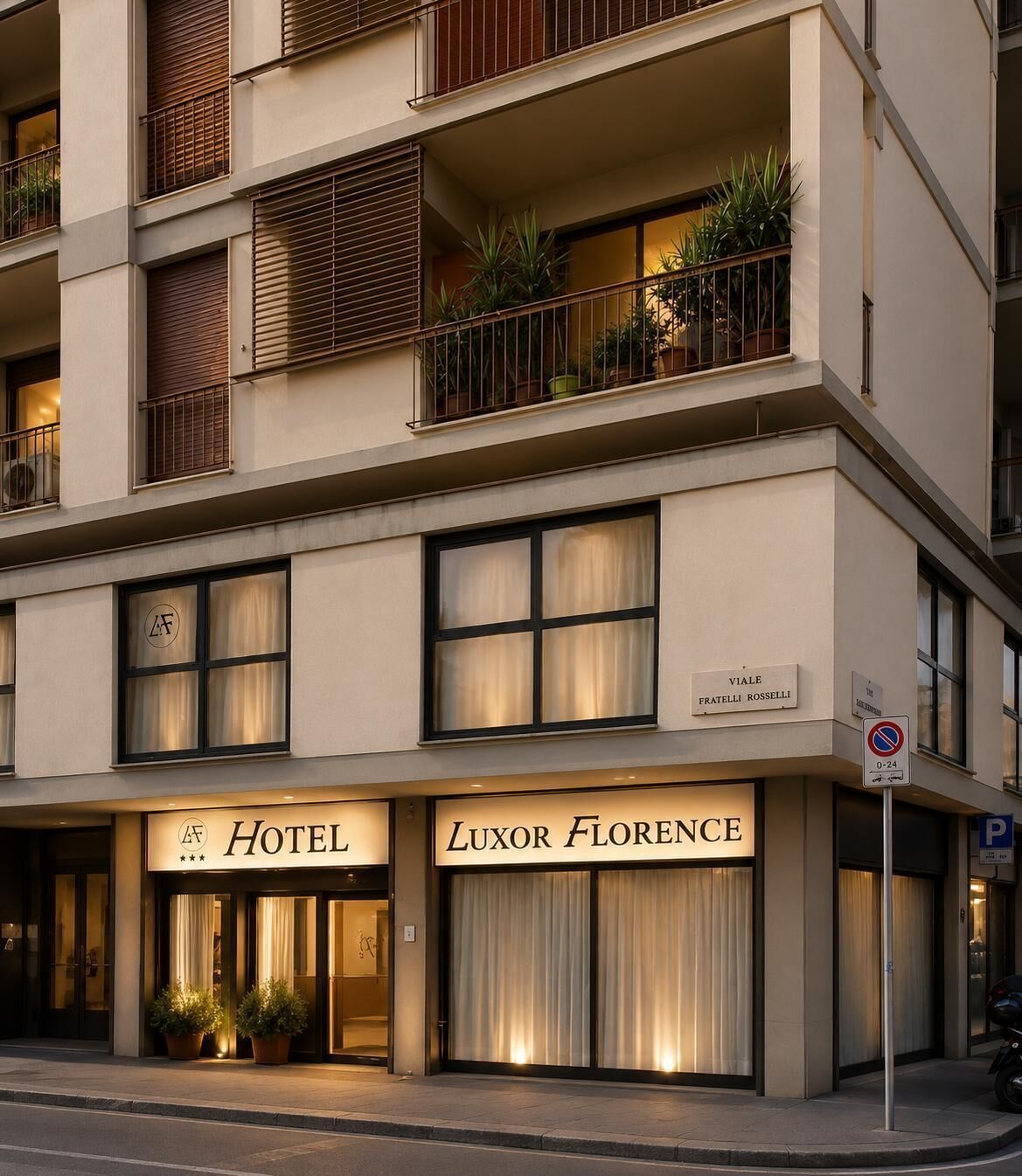 Façade de l’hébergement 