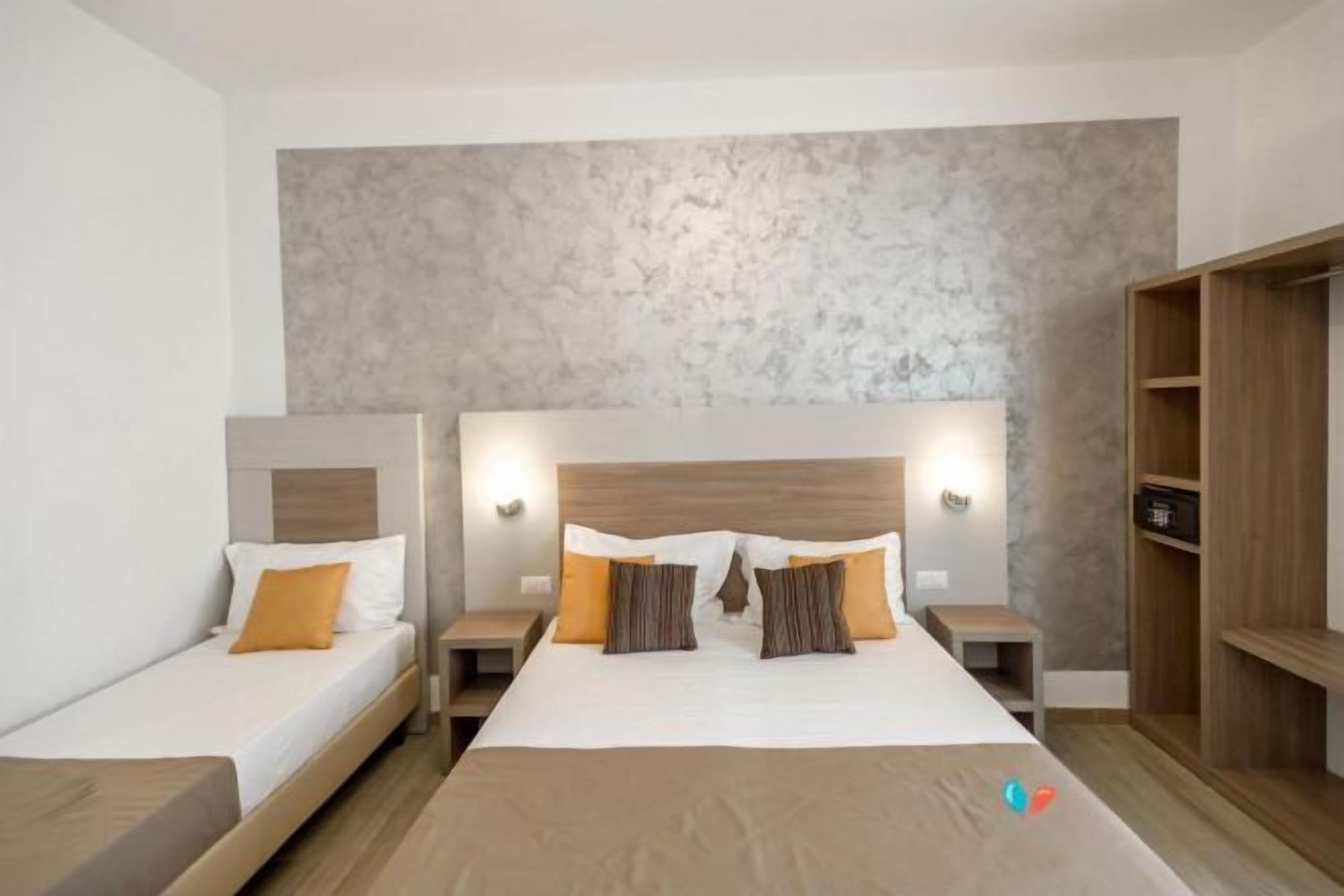 Premium bedding, down duvets, memory-foam beds, minibar