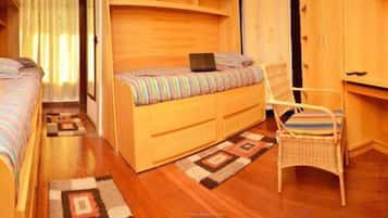 Individually decorated, desk, free WiFi, bed sheets
