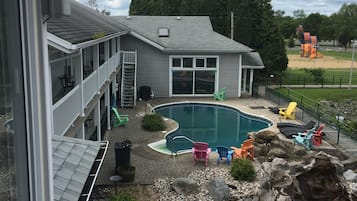 Seasonal outdoor pool