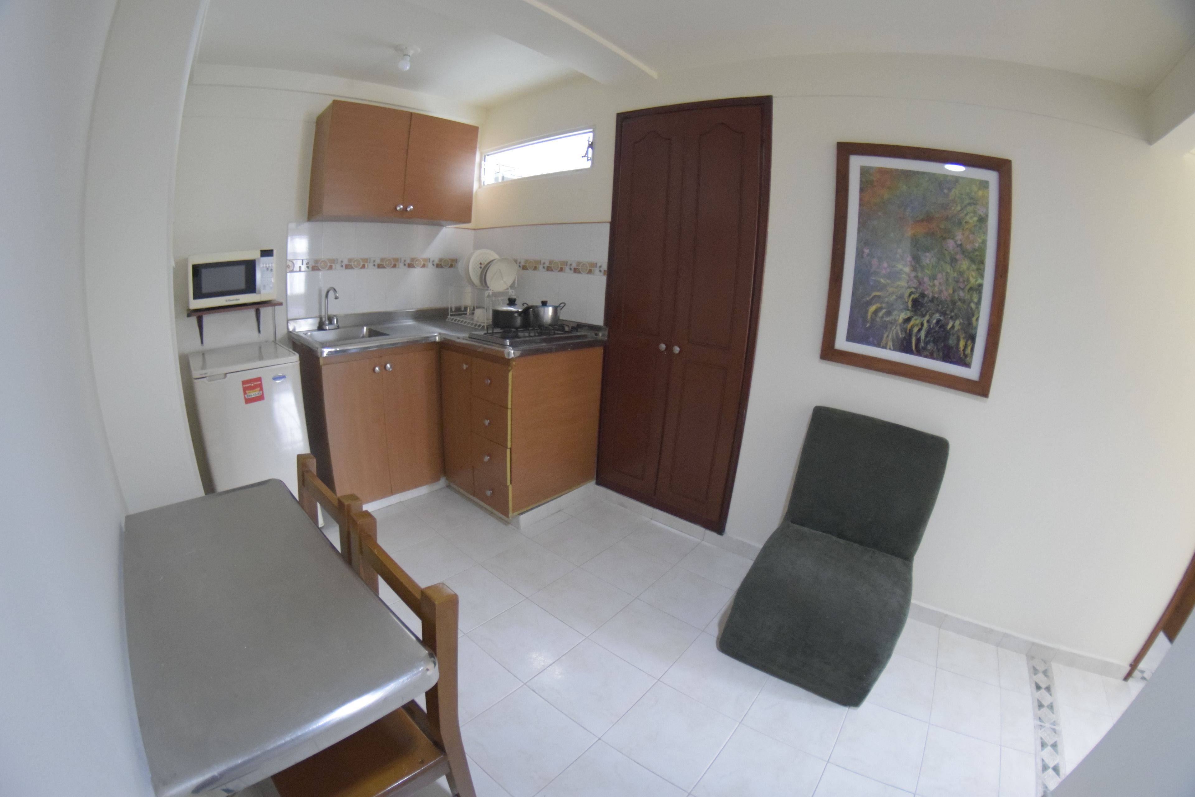 superior apartment | private kitchen | fridge, microwave, stovetop, coffee/tea maker