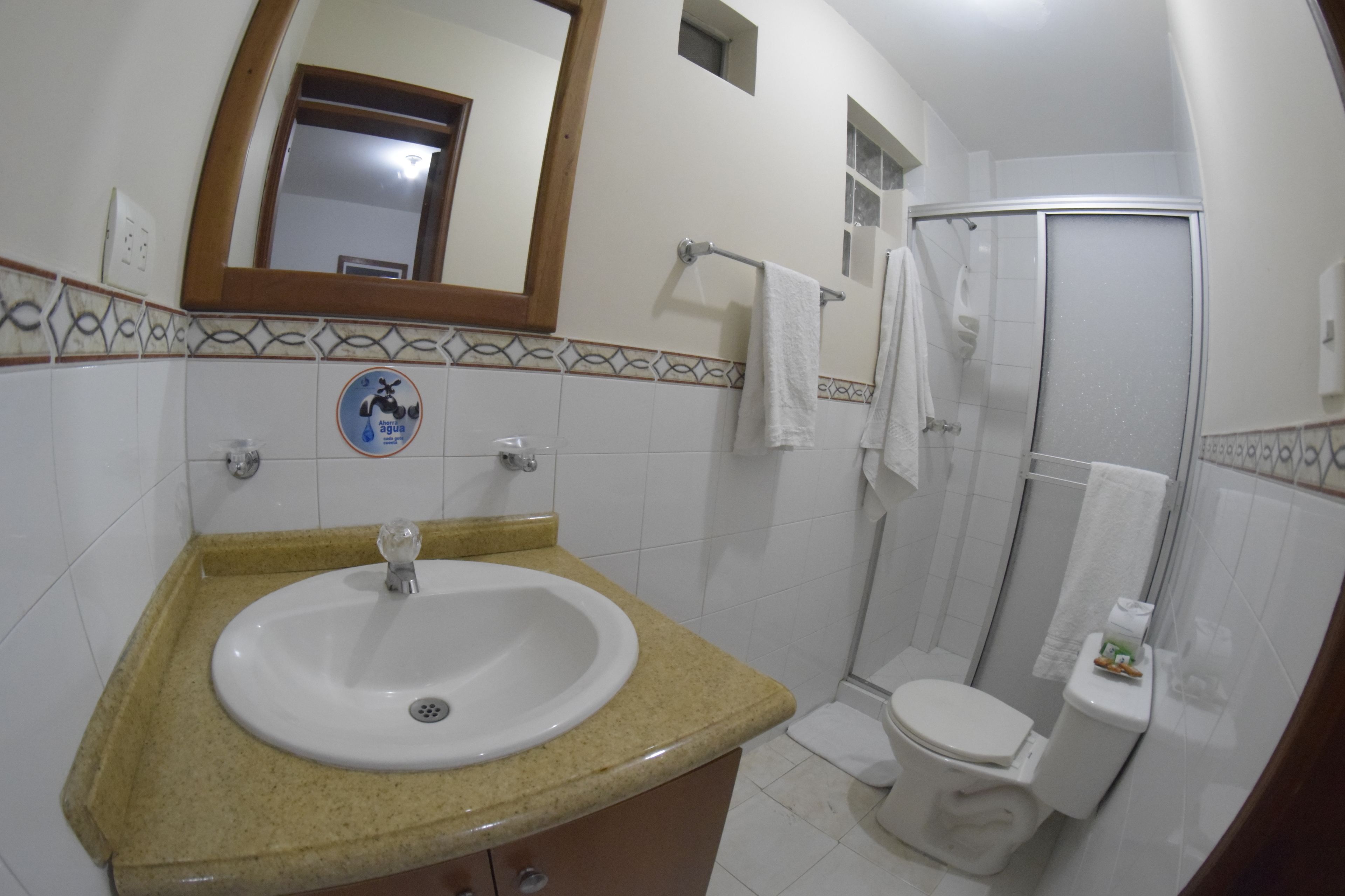 superior apartment | bathroom | shower, free toiletries, towels