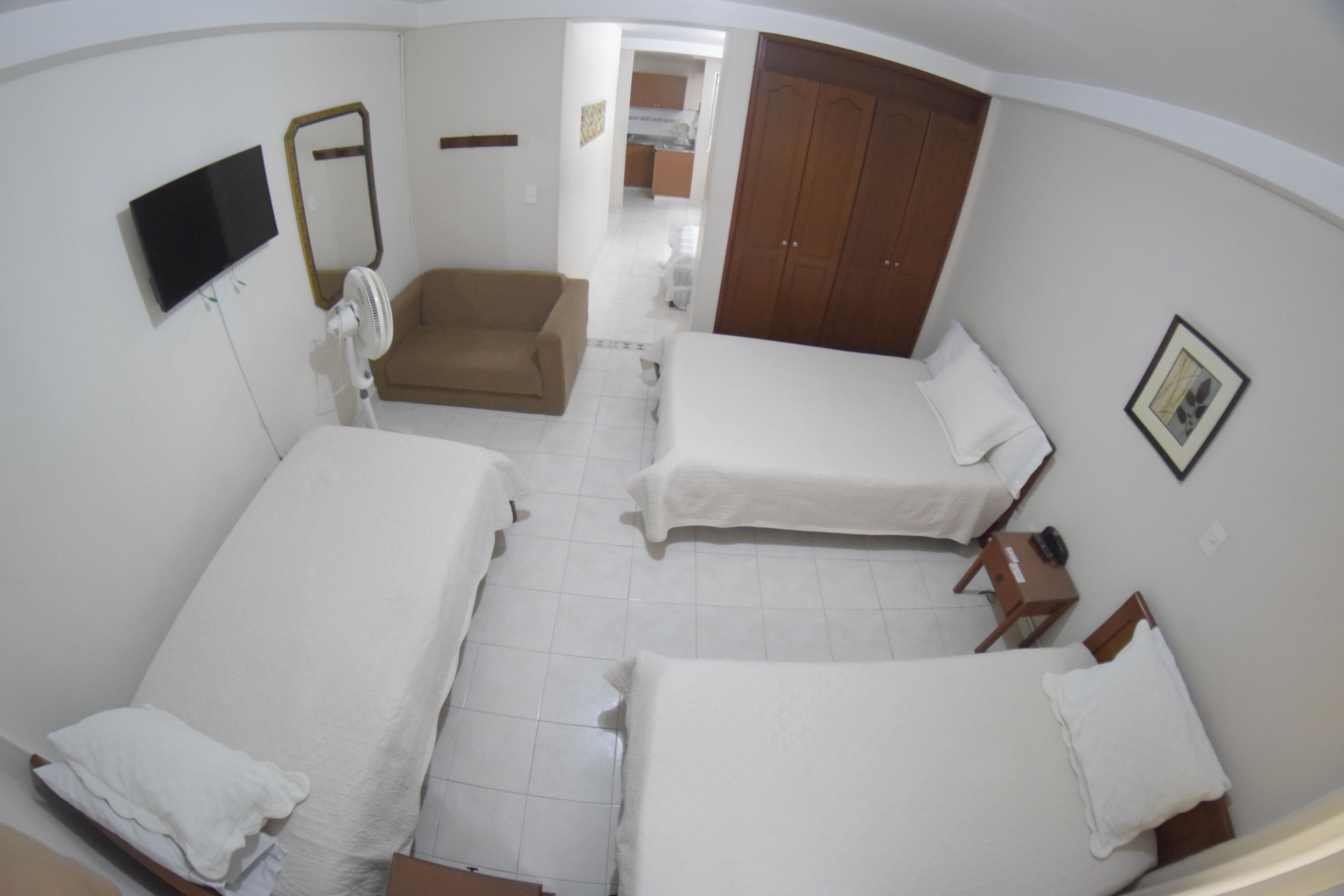 apartment 1 bedroom 5 guests | 1 bedroom, desk, blackout curtains, iron/ironing board