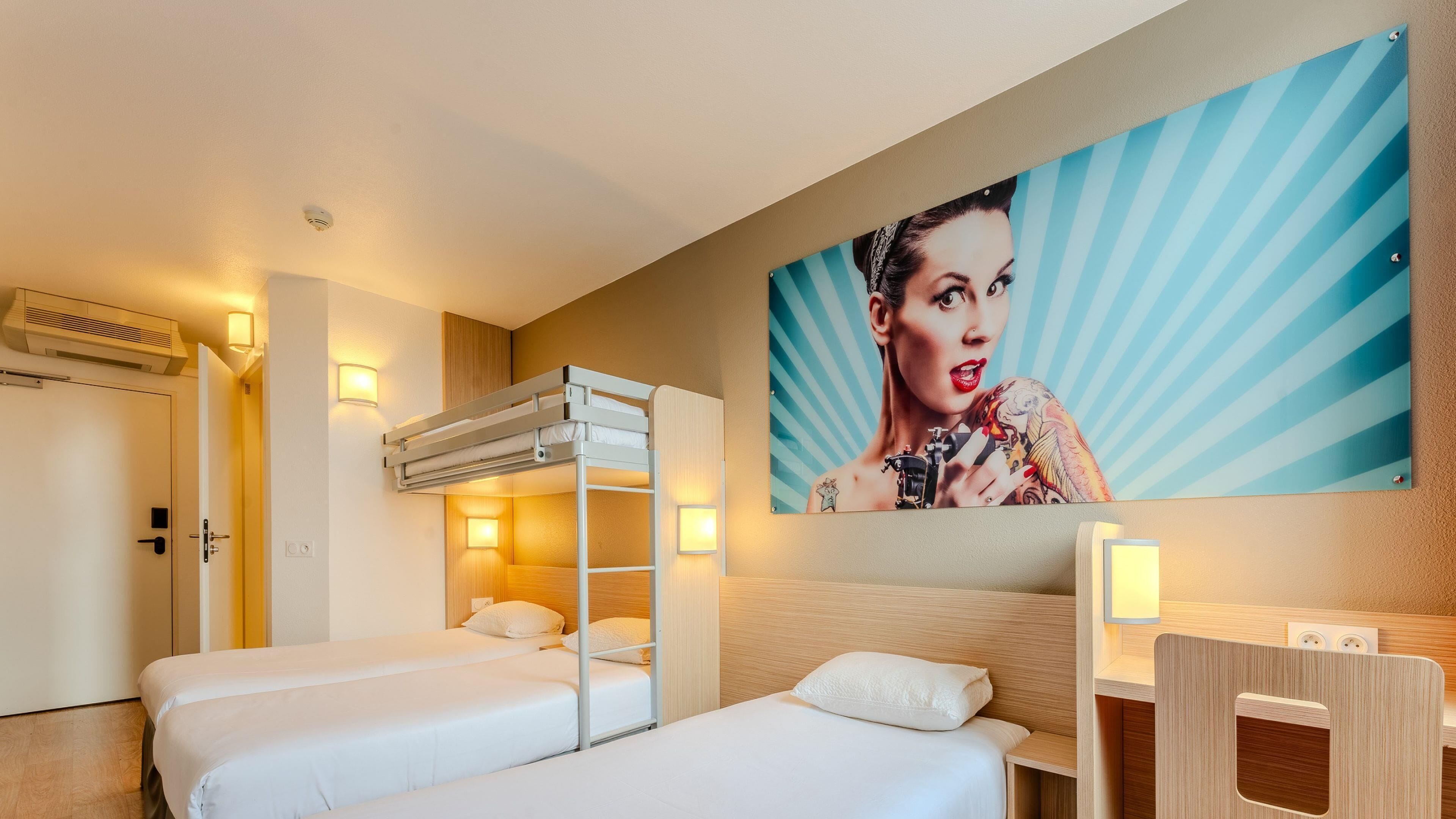 Standard Room, Multiple Beds | Premium bedding, desk, laptop workspace, blackout curtains