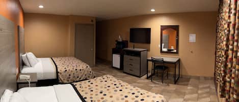 Standard Room, 2 Bedrooms - Handicap Accessible | Desk, soundproofing, free WiFi, bed sheets