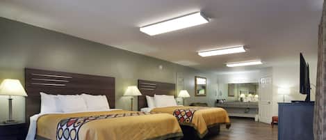 Desk, iron/ironing board, free WiFi, bed sheets