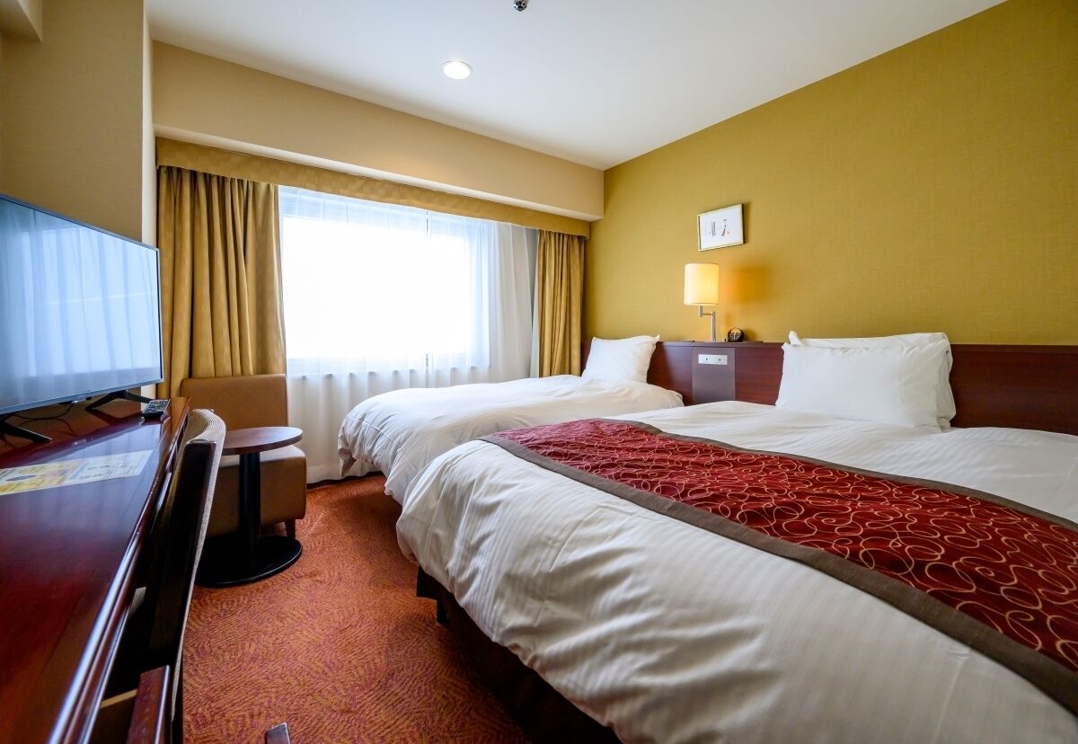 Enkeltrom – standard, ikke-røyk (2 Person Occupancy, 9F) | Skrivebord, blendingsgardiner, strykejern/-brett og wi-fi (inkludert)