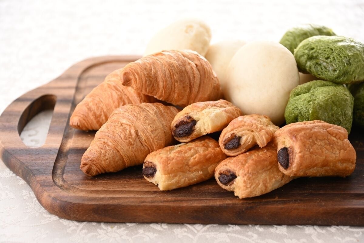 뷔페 아침 식사