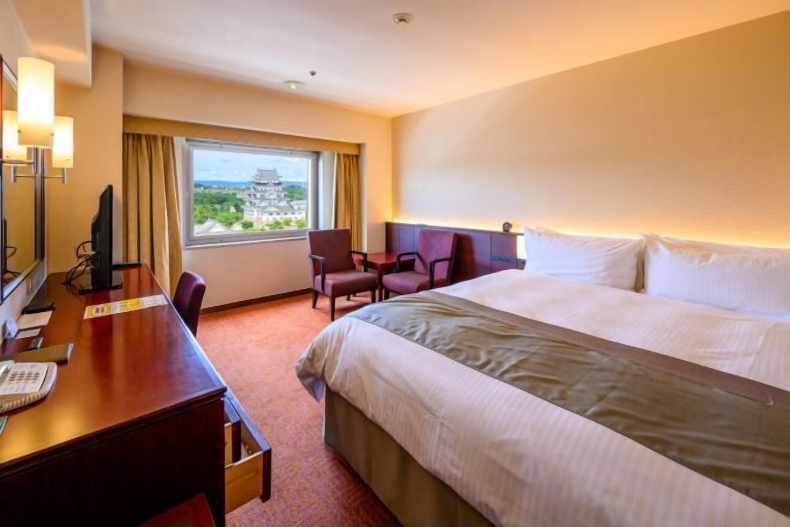 Desk, blackout drapes, iron/ironing board, free WiFi