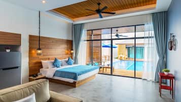 Vann Pool Suite | Premium bedding, minibar, in-room safe, desk