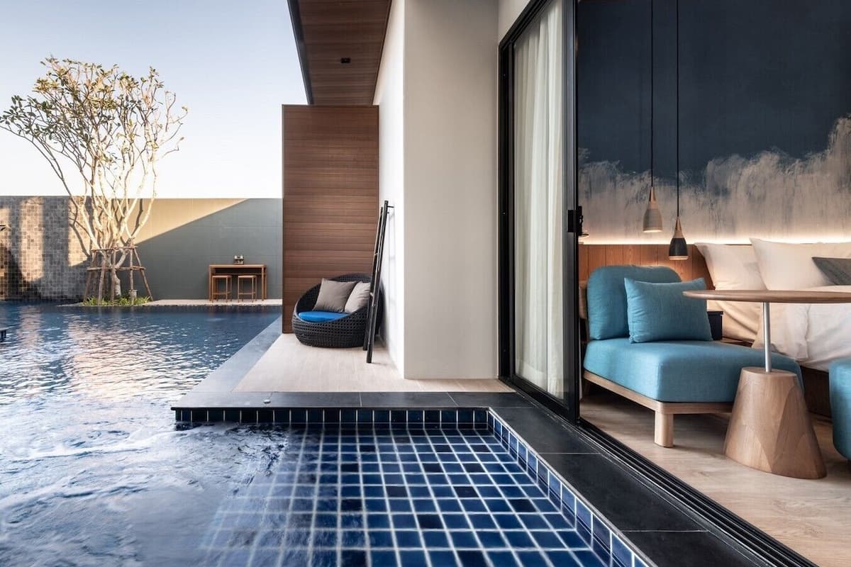 VANN PLUS Pool Access | Blick vom Balkon
