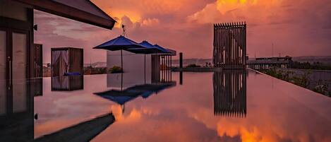 2 outdoor pools, open 7:30 AM to 8:00 PM, pool umbrellas, sun loungers