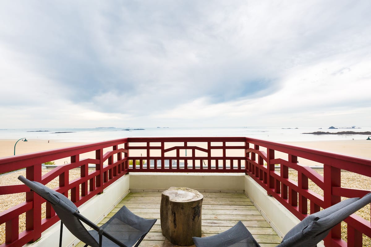 Quarto casal superior | Terraço/pátio