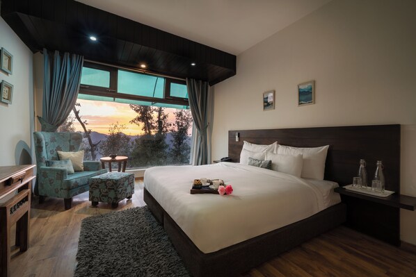 Deluxe Suite Room  | Mountain view - WoodSmoke resort & Spa (Shimla)