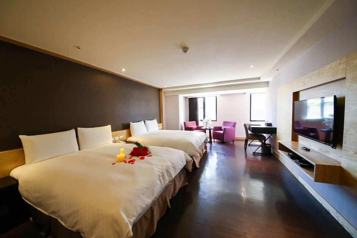 Familien-Vierbettzimmer | Ausblick vom Zimmer