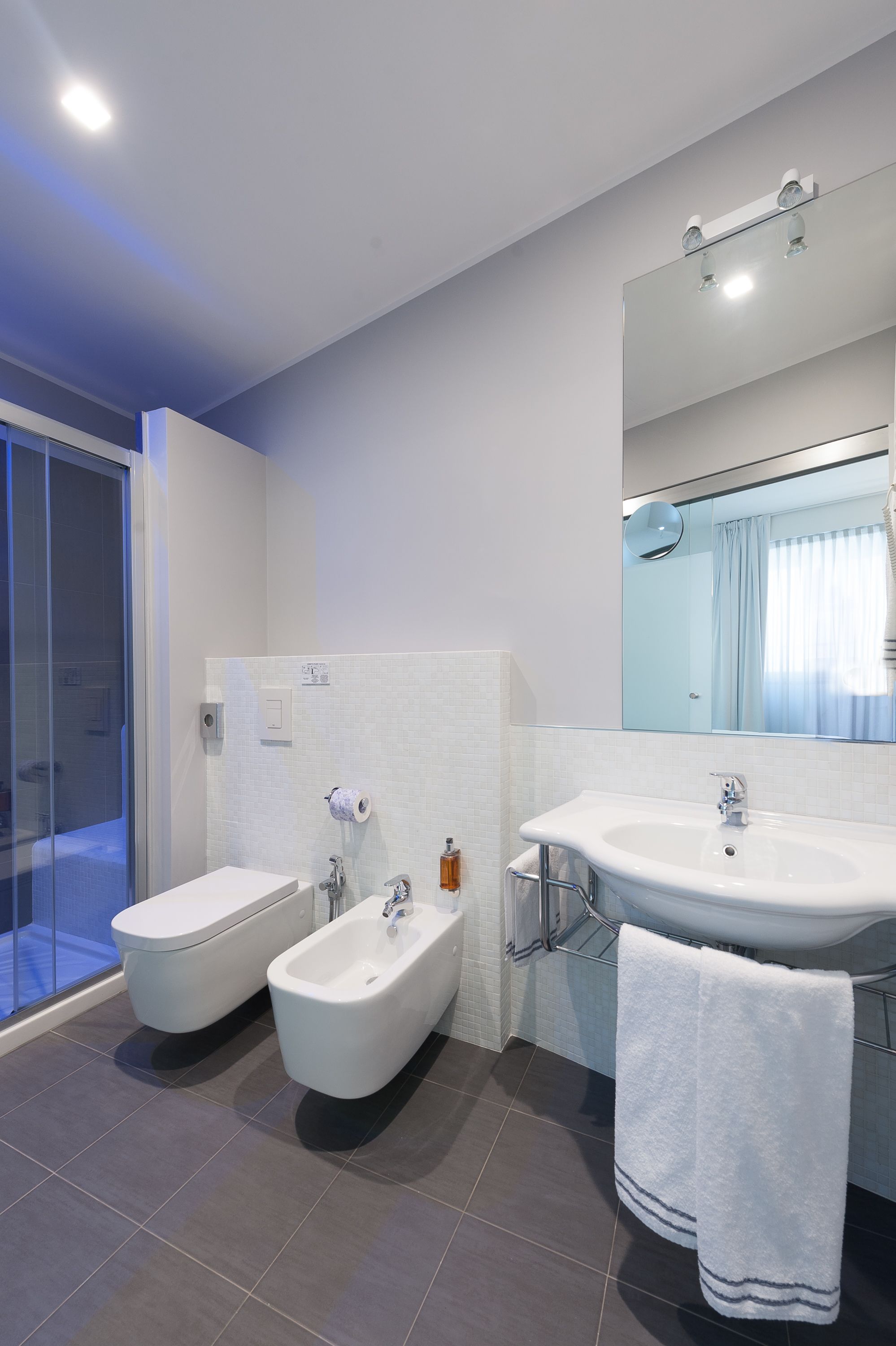 shower, free toiletries, hair dryer, slippers