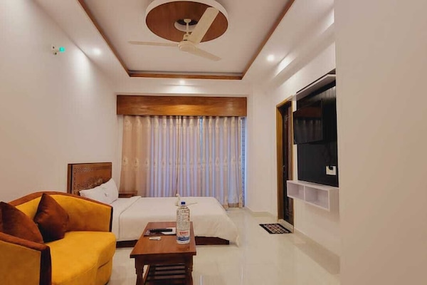 Suite Deluks, pemandangan kota | Area keluarga
